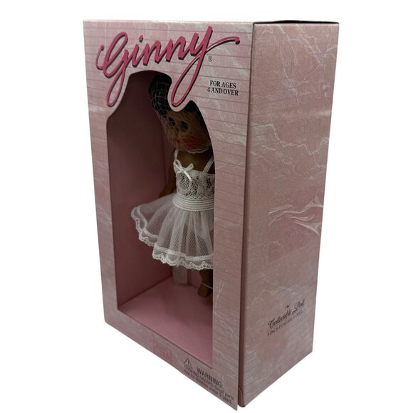 Vtg Vogue GINNY Doll 1995 Dress Me African American 4DM03 NIB 8" Lingerie Stand - Picture 5 of 6